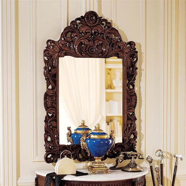 Design Toscano Chateau Gallet Hardwood Mirror DY4087